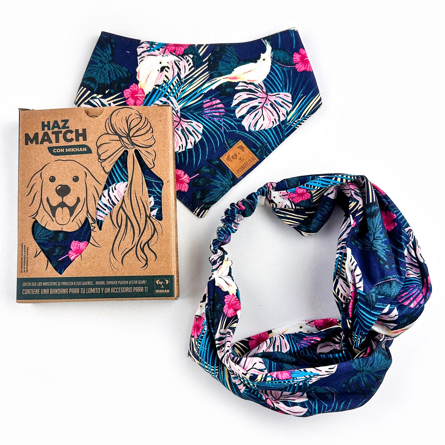 Match marino tropical rosa