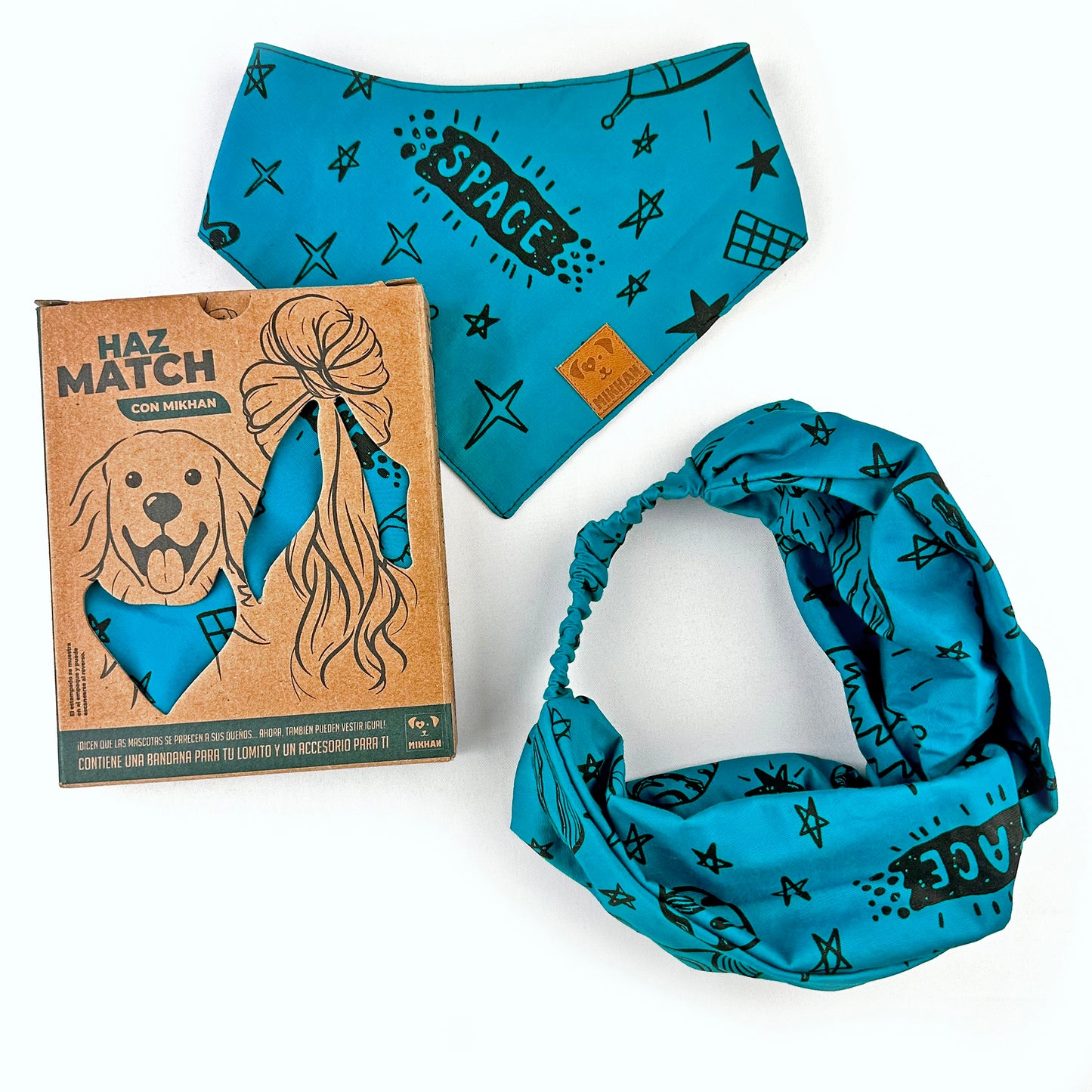 Match espacial turquesa