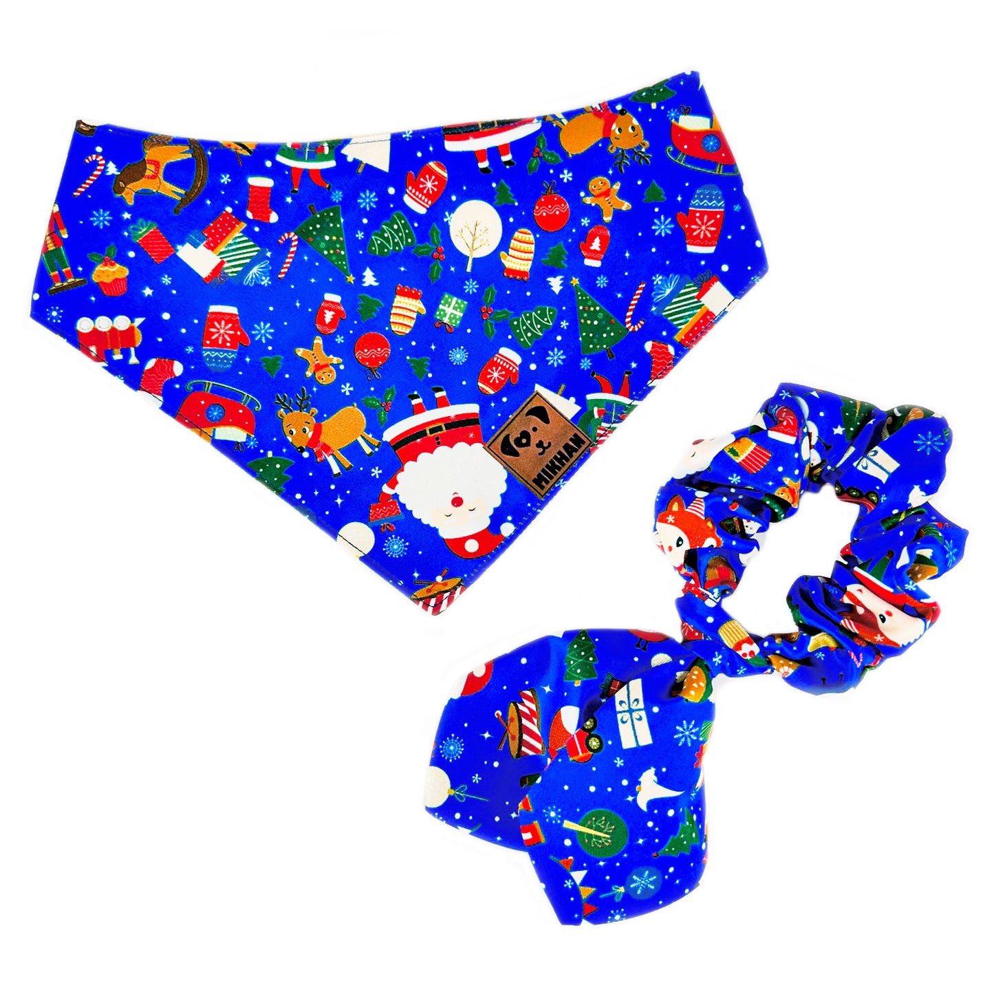 Match navidad azul rey