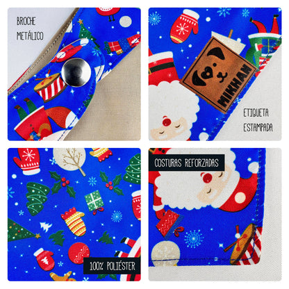 Match navidad azul rey