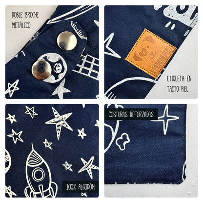 Match espacial azul marino