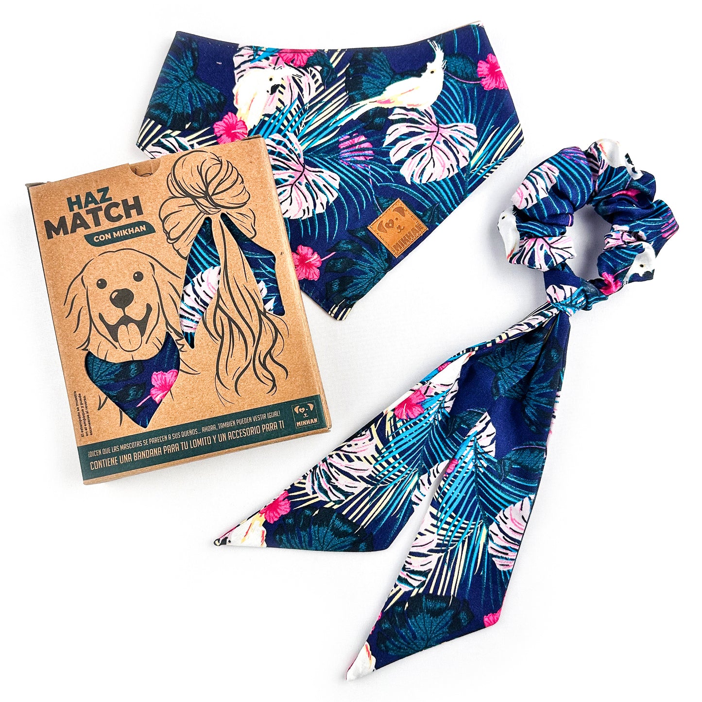 Match marino tropical rosa