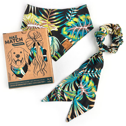 Match negro tropical verde