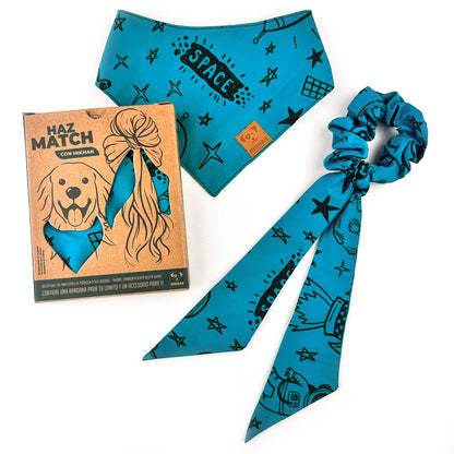 Match espacial turquesa